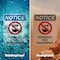 Signmission Fragrance Free Environment Sign With Symbol, 10 in W x Rectangle, Vinyl Decal OS-2PACK-NS-D-1014-V-12909 - alternate 4